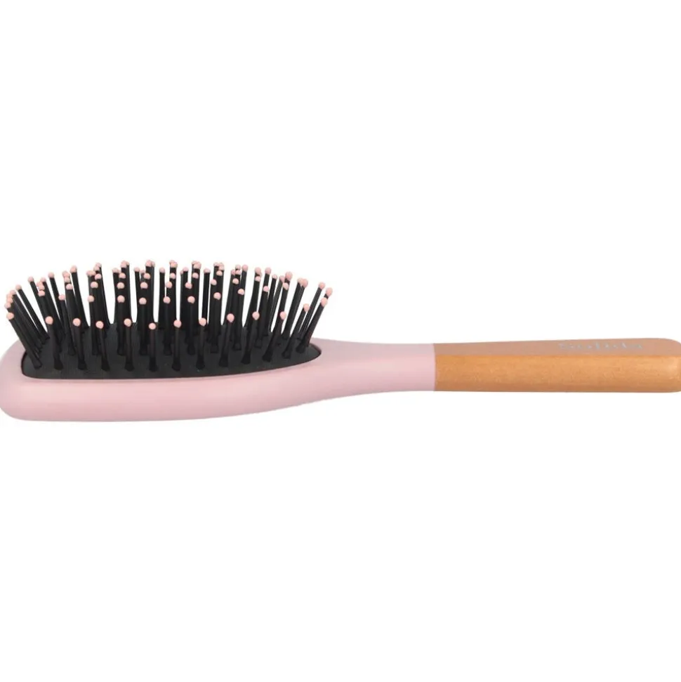 Solida Mini Paddle Brush Rosa Spitze Print
