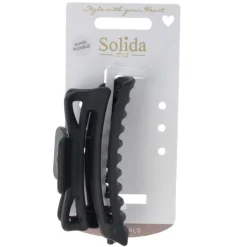 Solida Wasserwellklammer flexibel Schwarz