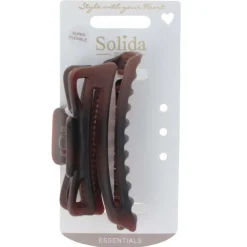 Solida Wasserwellklammer groß flexibel Braun