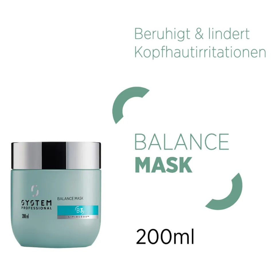 System Professional B3 Balance Kopfhautpflege Haarmaske 200 ml