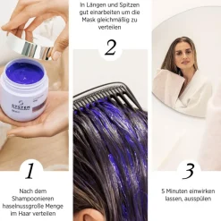 System Professional LB3 LuxeBlond Anti-Gelbstich & Reparatur Haarmaske 200 ml