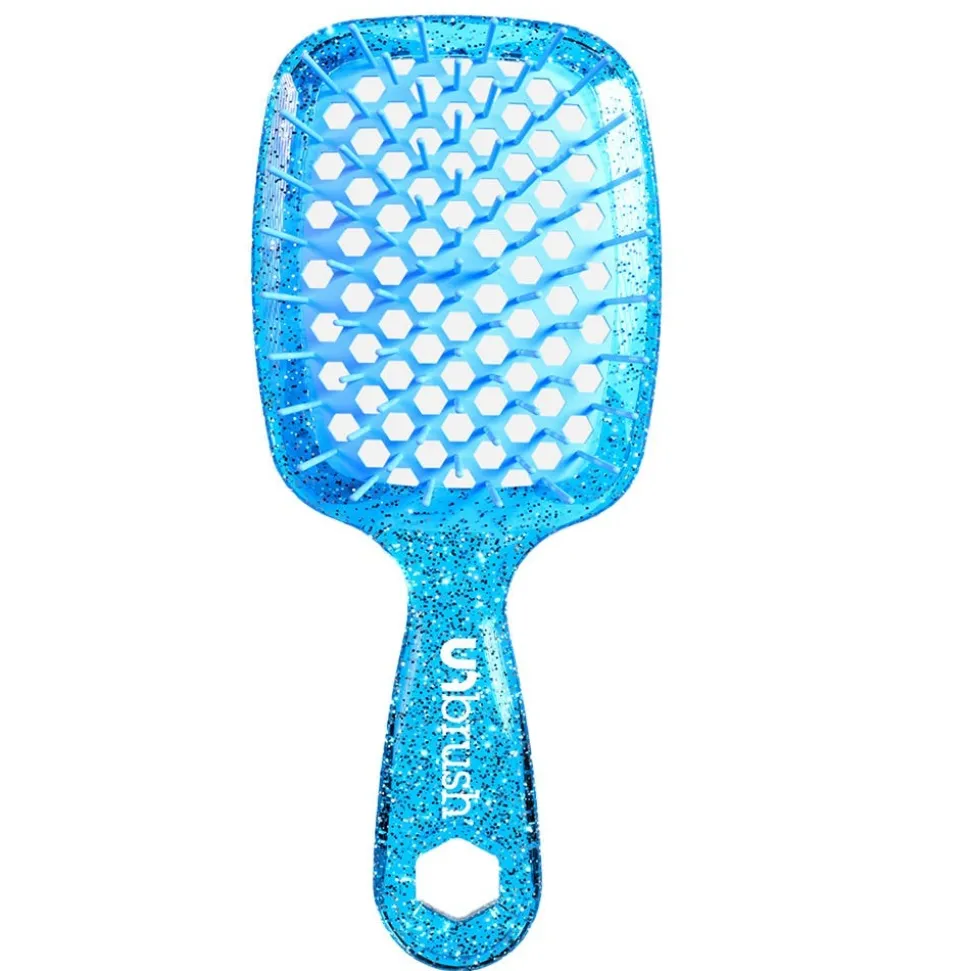 UNbrush Detangling Hair Brush Mini Sapphire