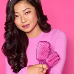 UNbrush Detangling Hair Brush Rose Quartz