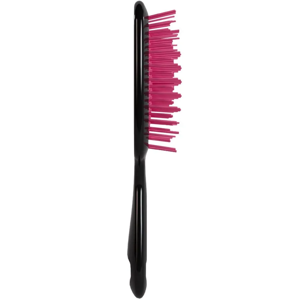 UNbrush Detangling Hair Brush Schwarz/Rosa