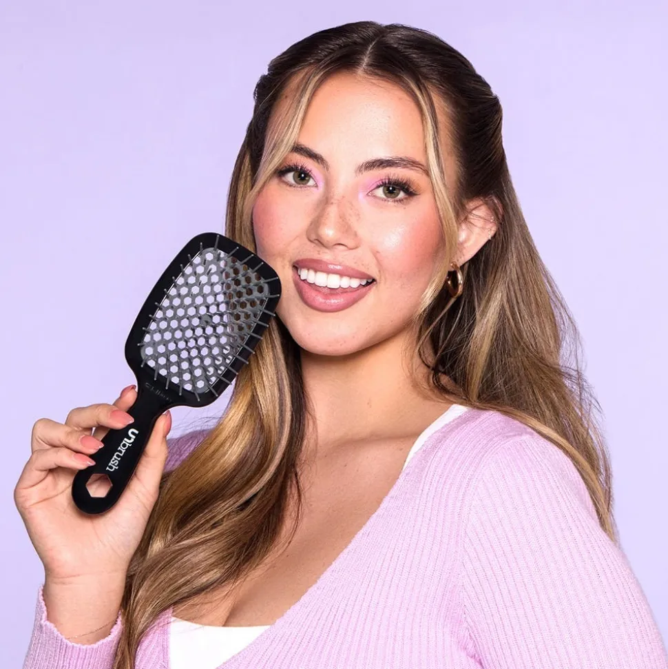 UNbrush Detangling Hair Brush Schwarz