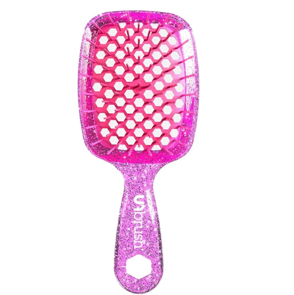 UNbrush Detangling Hair Brush Mini Rose Quartz