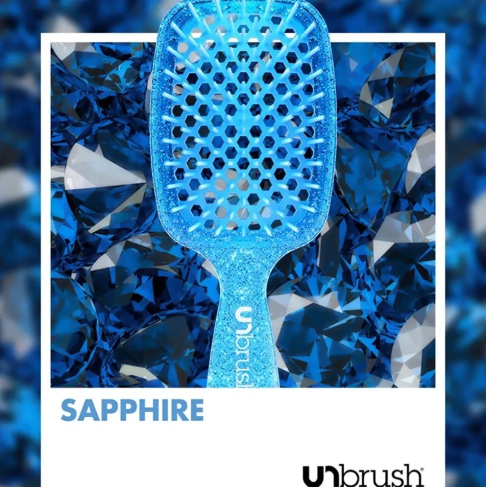 UNbrush Detangling Hair Brush Sapphire
