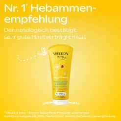 Weleda Calendula Waschlotion & Shampoo 200 ml