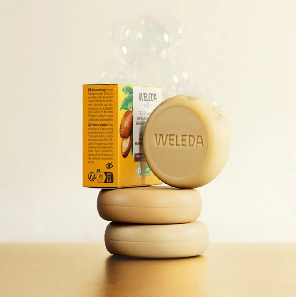 Weleda festes Shampoo Reparatur & Pflege 50 g