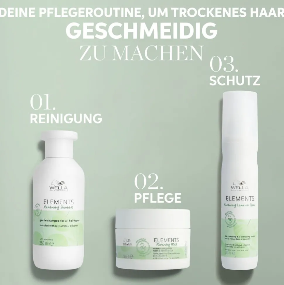 Wella Professionals Care Elements Calming Shampoo Nachfüllpackung 1000 ml