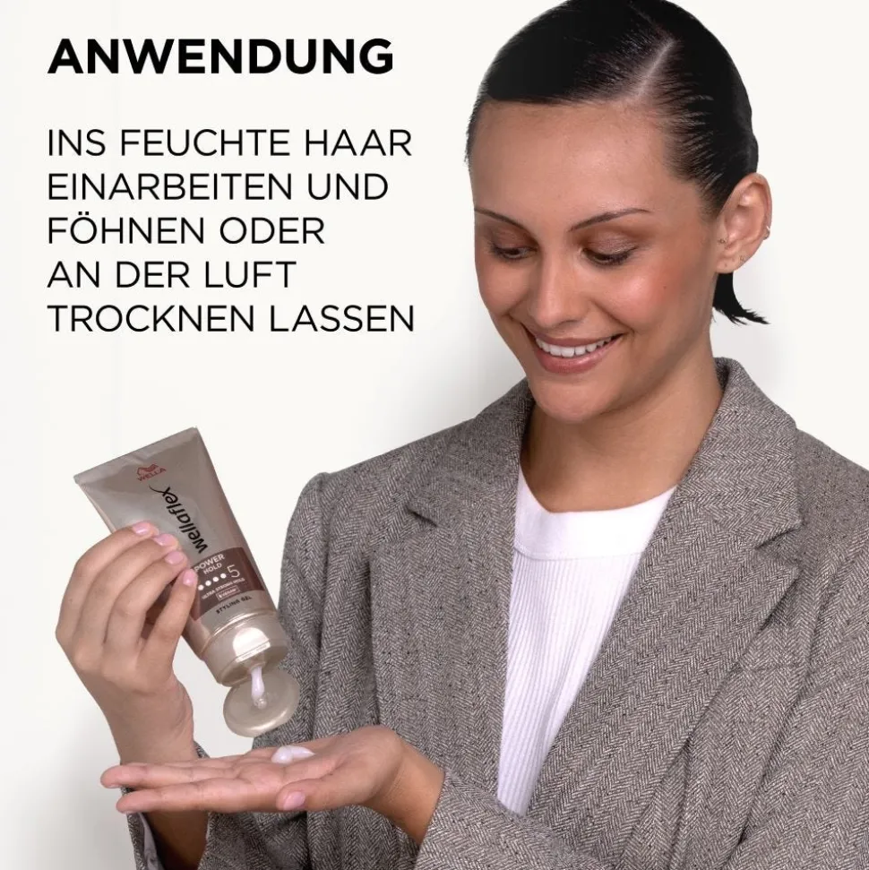 Wella Wellaflex Power Halt Form & Finish Gel 150 ml